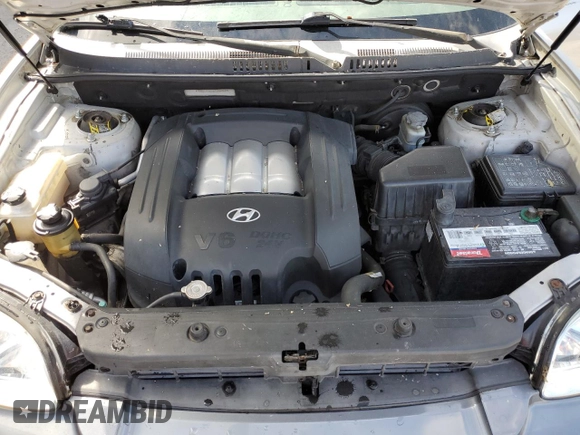 2006 Hyundai Santa Fe GLS with VIN KM8SC73D26U059605, listed as a Copart auction lot 75920424 with 203,470 mi miles and Salvage Title. Bid and sale history available at carsss.com. Image 12.