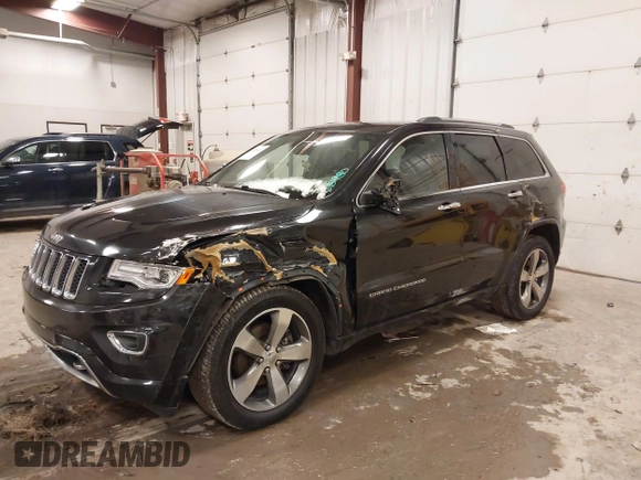 2015 Jeep Grand Cherokee Overland with VIN 1C4RJFCT7FC612930, listed as a IAAI auction lot 41485240 with 189,564 mi miles. Bid and sale history available at carsss.com. Image 17.