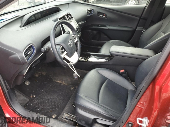 2017 Toyota Prius Two z VIN JTDKARFU5H3528034, wystawiony jako Copart lot #55118955 z przebiegiem 117 483 mil mil oraz Szkoda całkowita • Salvage title. Historia ofert i sprzedaży dostępna na DreamBid. Obrazek 7.