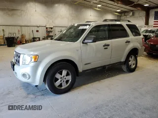 2008 Ford Escape XLT с VIN 1FMCU93158KE47056, выставлен на аукционе Copart как лот 58269575 с пробегом 91 344 миль миль и На запчасти • Non repairable. История ставок и продаж доступна на DreamBid. Изображение 1.