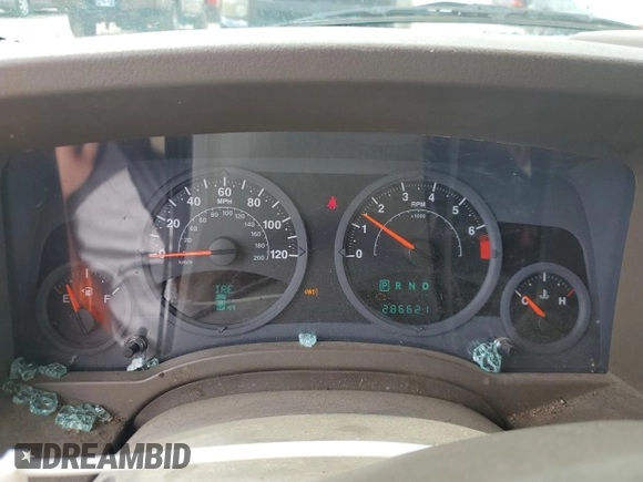 2007 Jeep Patriot Sport z VIN 1J8FF28W07D297912, wystawiony jako Copart lot #57045335 z przebiegiem 286 621 mil mil oraz Szkoda całkowita • Salvage title. Historia ofert i sprzedaży dostępna na DreamBid. Obrazek 9.