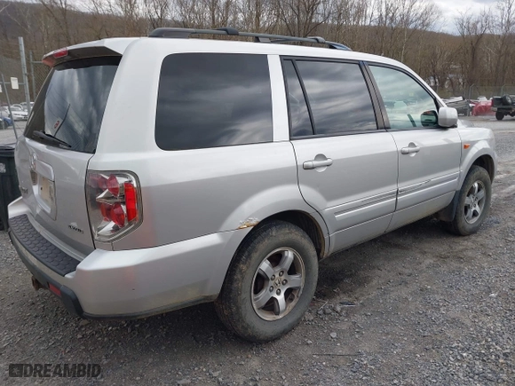 2006 Honda Pilot EX-L with RES with VIN 2HKYF18606H502115, listed as a IAAI auction lot 41872434 with 286,953 mi miles. Bid and sale history available at carsss.com. Image 4.