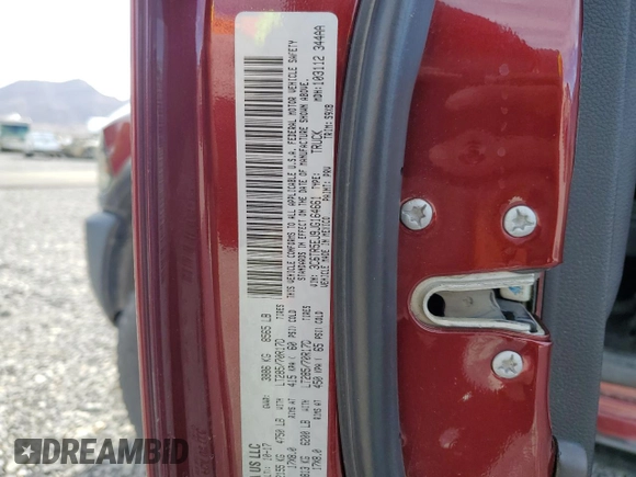 2018 Ram 2500 Power Wagon with VIN 3C6TR5EJ9JG164661, listed as a Copart auction lot 45290125 with 90,289 mi miles and Salvage Title. Bid and sale history available at carsss.com. Image 12.