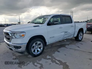 2019 Ram 1500 Big Horn z VIN 1C6RREFT9KN596217, wystawiony jako Copart lot #53482015 z przebiegiem 102 366 mil mil oraz Czysty tytuł • Clean title. Historia ofert i sprzedaży dostępna na DreamBid. Obrazek 1.