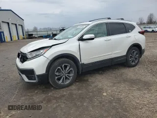 2020 Honda CR-V EX with VIN 5J6RW2H56LL042090, listed as a Copart auction lot 53646605 with 69,260 mi miles and Salvage Title. Bid and sale history available at carsss.com. Image 1.