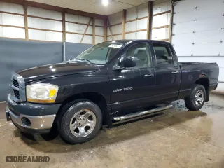 2006 Dodge Ram 1500 ST with VIN 1D7HA18K76J186270, listed as a Copart auction lot 87621705 with 144,411 mi miles and Clean Title. Bid and sale history available at carsss.com. Image 1.