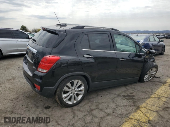 2018 Chevrolet Trax Premier with VIN 3GNCJRSB0JL369367, listed as a Copart auction lot 53155935 with 25,132 mi miles and Salvage Title. Bid and sale history available at carsss.com. Image 3.