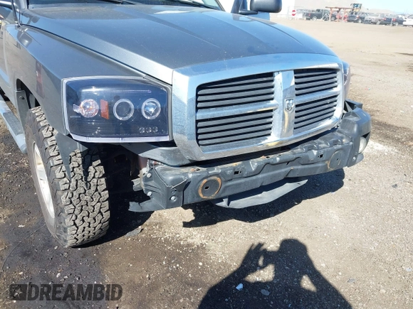 2005 Dodge Dakota SLT with VIN 1D7HW48N25S133725, listed as a IAAI auction lot 42074588 with 163,090 mi miles. Bid and sale history available at carsss.com. Image 6.