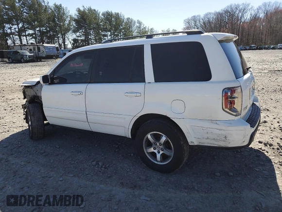 2008 Honda Pilot EX-L with VIN 5FNYF18578B015776, listed as a Copart auction lot 46199664 with 200,954 mi miles and Salvage Title. Bid and sale history available at carsss.com. Image 2.