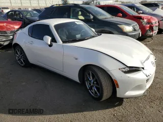 2021 Mazda MX-5 Miata Grand Touring with VIN JM1NDAM77M0455019, listed as a Copart auction lot 78058694 with 12,363 mi miles and Salvage title. Bid and sale history available at DreamBid. Image 4.