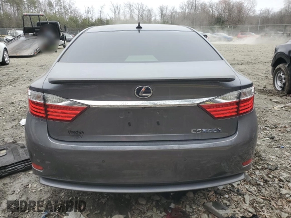 2013 Lexus ES 300h Hybrid with VIN JTHBW1GG5D2002271, listed as a Copart auction lot 48146625 with 220,431 mi miles and Salvage Title. Bid and sale history available at carsss.com. Image 6.