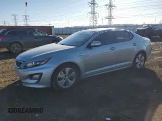 2015 Kia Optima Hybrid EX with VIN KNAGN4AD6F5082365, listed as a Copart auction lot 49218575 with 123,040 mi miles and Salvage Title. Bid and sale history available at carsss.com. Image 1.