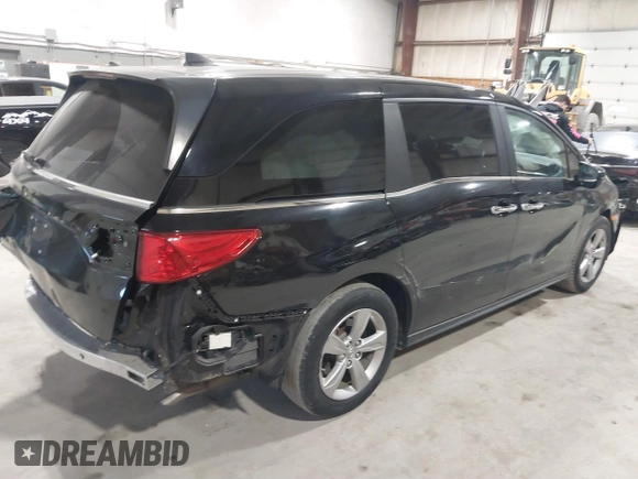 2022 Honda Odyssey EX with VIN 5FNRL6H54NB048160, listed as a IAAI auction lot 41632200 with 13,636 mi miles and . Bid and sale history available at DreamBid. Image 4.