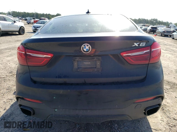 2016 BMW X6 xDrive50i with VIN 5UXKU6C58G0R33838, listed as a Copart auction lot 50343333 with 69,567 mi miles. Bid and sale history available at carsss.com. Image 6.