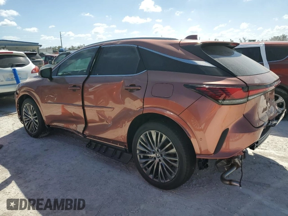 2024 Lexus RX with VIN 2T2BAMBA0RC034926, listed as a Copart auction lot 75637644 with 222 mi miles and Salvage Title. Bid and sale history available at carsss.com. Image 2.