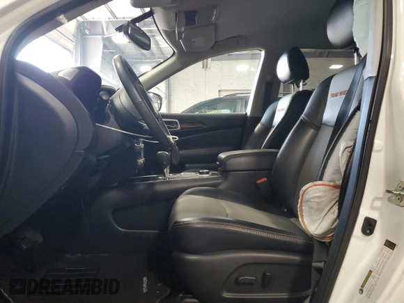 2019 Nissan Pathfinder S with VIN 5N1DR2MM0KC633465, listed as a Copart auction lot 59626475 with 38,019 mi miles and Salvage title. Bid and sale history available at DreamBid. Image 7.