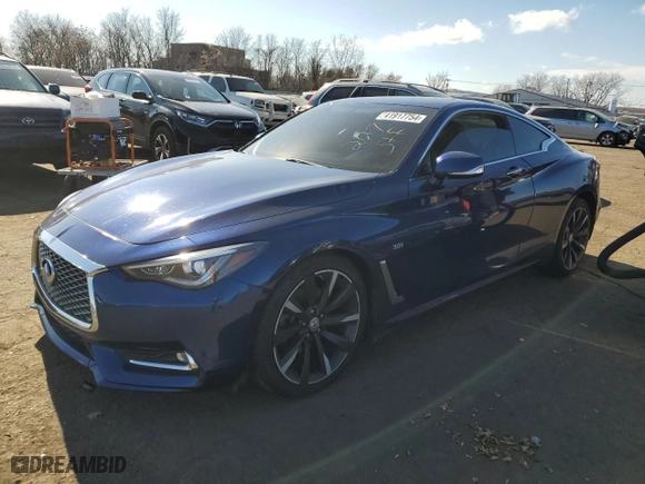 2017 Infiniti Q60 Sport with VIN JN1EV7EL7HM550533, listed as a Copart auction lot 41917754 with NaN miles and Salvage Title. Bid and sale history available at carsss.com. Image 1.