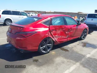 2023 Acura Integra w/A-Spec Package with VIN 19UDE4H39PA008032, listed as a IAAI auction lot 42519216 with 19,107 mi miles and . Bid and sale history available at DreamBid. Image 4.
