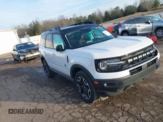 2022 Ford Bronco Sport Outer Banks with VIN 3FMCR9C66NRD62652, listed as a IAAI auction lot 41454927 with 28,877 mi miles and . Bid and sale history available at DreamBid. Image 1.