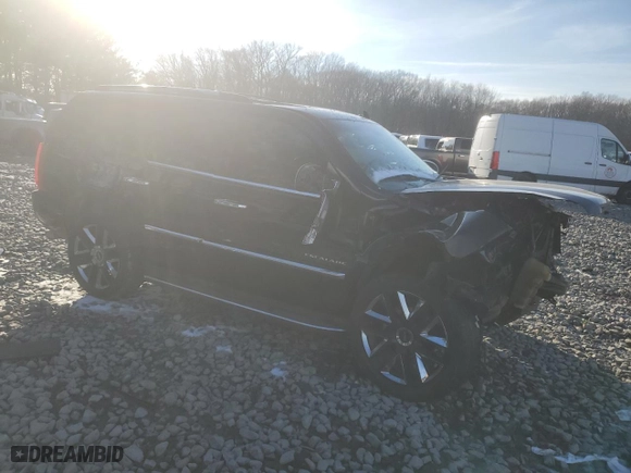 2011 Cadillac Escalade Luxury with VIN 1GYS4BEF2BR337252, listed as a Copart auction lot 86584494 with NaN miles and Salvage Title. Bid and sale history available at carsss.com. Image 4.