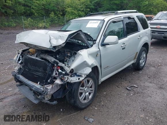 2008 Mercury Mariner Premier с VIN 4M2CU87108KJ53759, выставлен на аукционе IAAI как лот 42131059 с пробегом 190 894 миль миль и . История ставок и продаж доступна на DreamBid. Изображение 2.
