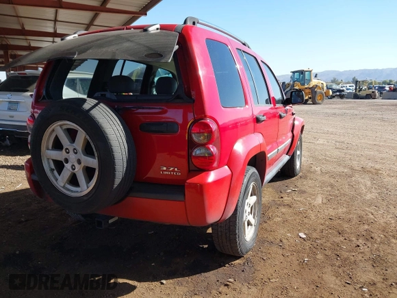 2005 Jeep Liberty Limited with VIN 1J8GK58K45W520114, listed as a IAAI auction lot 41302208 with 132,439 mi miles and . Bid and sale history available at DreamBid. Image 4.
