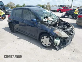 2007 Nissan Versa 1.8 S with VIN 3N1BC13E67L431049, listed as a IAAI auction lot 41723148 with 1 mi miles. Bid and sale history available at carsss.com. Image 1.