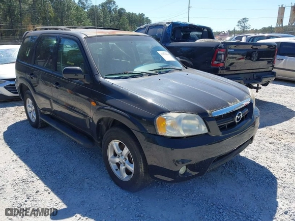 2005 Mazda Tribute s with VIN 4F2CZ96105KM00563, listed as a IAAI auction lot 41834864 with NaN miles. Bid and sale history available at carsss.com. Image 1.