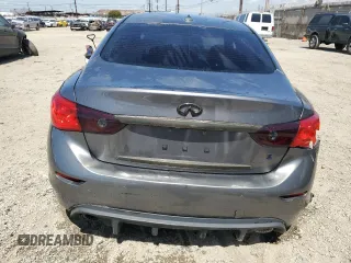 2014 Infiniti Q50 Sport with VIN JN1BV7APXEM687358, listed as a Copart auction lot 52028215 with 109,855 mi miles and Salvage Title. Bid and sale history available at DreamBid. Image 6.