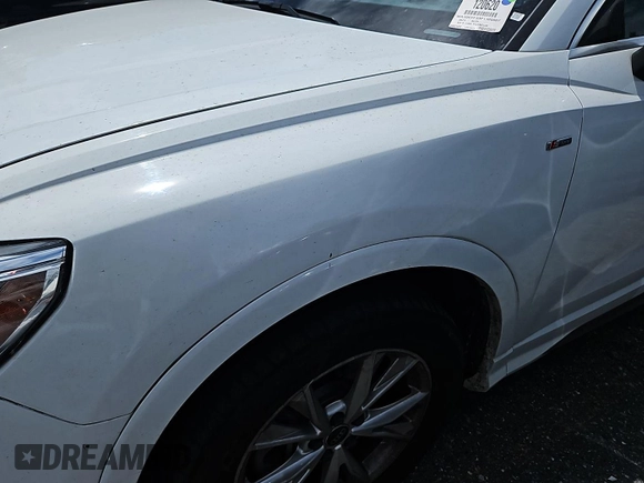 2023 Audi Q3 S line Premium with VIN WA1DECF33P1105667, listed as a IAAI auction lot 42731224 with 48,717 mi miles and . Bid and sale history available at DreamBid. Image 22.