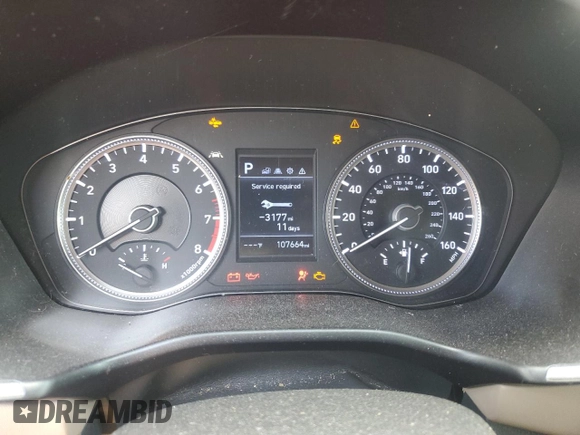 2020 Hyundai Santa Fe SE with VIN 5NMS23AD9LH231179, listed as a Copart auction lot 51623175 with 107,664 mi miles and Salvage title. Bid and sale history available at DreamBid. Image 9.