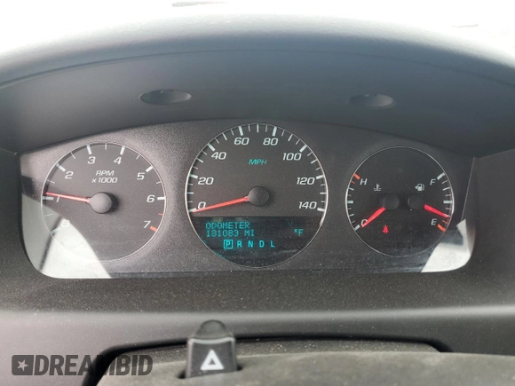 2014 Chevrolet Impala LTZ with VIN 2G1WC5E38E1143767, listed as a Copart auction lot 47768755 with 181,083 mi miles and Salvage Title. Bid and sale history available at DreamBid. Image 9.
