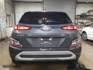 2022 Hyundai Kona SEL with VIN KM8K62AB2NU904947, listed as a Copart auction lot 43340775 with 44,542 mi miles and Salvage Title. Bid and sale history available at carsss.com. Image 6.