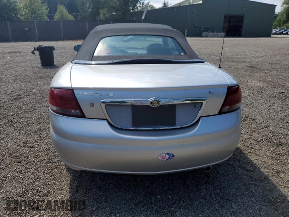 2002 Chrysler Sebring LXi with VIN 1C3EL55R92N296938, listed as a Copart auction lot 59391005 with 41,634 mi miles and Clean title. Bid and sale history available at DreamBid. Image 6.