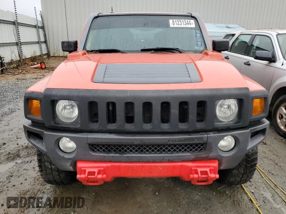 2009 Hummer H3 SUV Luxury with VIN 5GTEN13E598144722, listed as a Copart auction lot 81231344 with 189,266 mi miles and Salvage Title. Bid and sale history available at carsss.com. Image 5.