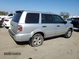 2006 Honda Pilot LX with VIN 2HKYF18176H525718, listed as a Copart auction lot 52379305 with 160,515 mi miles and Salvage Title. Bid and sale history available at carsss.com. Image 3.
