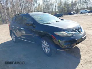 2011 Nissan Murano SV with VIN JN8AZ1MW2BW185042, listed as a IAAI auction lot 41996661 with 226,865 mi miles. Bid and sale history available at carsss.com. Image 1.