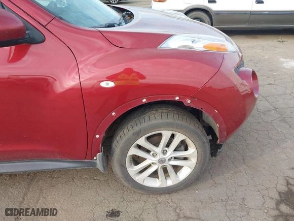 2013 Nissan Juke S with VIN JN8AF5MV8DT224289, listed as a IAAI auction lot 41412582 with 1 mi miles. Bid and sale history available at carsss.com. Image 6.