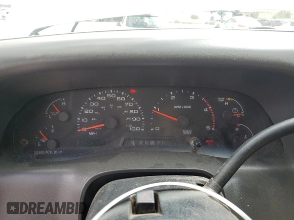 2003 Ford Super Duty F-250 XL with VIN 1FTNX21F03EB11672, listed as a Copart auction lot 51553485 with 382,272 mi miles and Salvage Title. Bid and sale history available at carsss.com. Image 9.