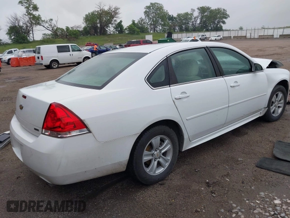2016 Chevrolet Impala LS with VIN 2G1WA5E30G1188064, listed as a IAAI auction lot 42393933 with 135,978 mi miles and . Bid and sale history available at DreamBid. Image 4.