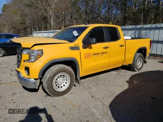 2020 GMC Sierra 1500 with VIN 1GTR8AEK5LZ132252, listed as a Copart auction lot 87296354 with 105,613 mi miles and Salvage Title. Bid and sale history available at DreamBid. Image 1.