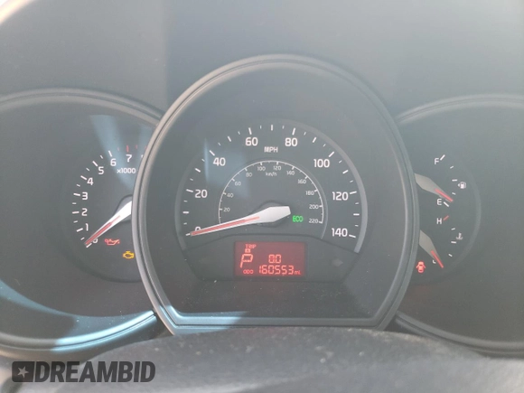 2016 Kia Rio LX with VIN KNADM4A38G6594881, listed as a Copart auction lot 51914845 with 160,553 mi miles and Clean Title. Bid and sale history available at DreamBid. Image 9.