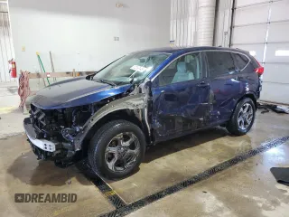 2018 Honda CR-V EX with VIN 7FARW1H53JE013943, listed as a Copart auction lot 52293145 with 112,269 mi miles and Salvage Title. Bid and sale history available at carsss.com. Image 1.