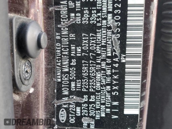 2014 Kia Sorento LX with VIN 5XYKT4A71EG530322, listed as a Copart auction lot 88501505 with 73,887 mi miles and Salvage Title. Bid and sale history available at carsss.com. Image 12.