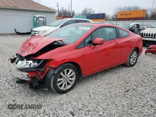 2012 Honda Civic Cpe EX-L with VIN 2HGFG3B10CH520861, listed as a Copart auction lot 45097175 with 129,672 mi miles and Salvage Title. Bid and sale history available at carsss.com. Image 1.