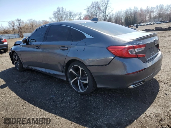 2019 Honda Accord Sedan Sport 1.5T with VIN 1HGCV1F30KA092215, listed as a Copart auction lot 51452845 with 144,414 mi miles and Salvage Title. Bid and sale history available at carsss.com. Image 2.