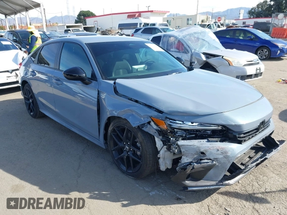 2024 Honda Civic Sport with VIN 2HGFE2F59RH562595, listed as a IAAI auction lot 41681632 with 18,217 mi miles and . Bid and sale history available at DreamBid. Image 1.