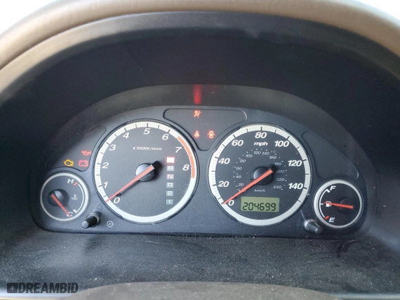 2005 Honda CR-V LX with VIN JHLRD68565C018820, listed as a Copart auction lot 51703555 with 204,699 mi miles and Clean Title. Bid and sale history available at carsss.com. Image 9.