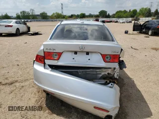 2006 Acura TSX with VIN JH4CL96876C039423, listed as a Copart auction lot 56887015 with 165,274 mi miles and Salvage title. Bid and sale history available at DreamBid. Image 6.