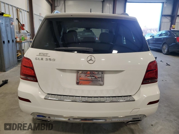 2014 Mercedes-Benz GLK 350 with VIN WDCGG5HB8EG332290, listed as a Copart auction lot 48495315 with 123,180 mi miles and Salvage Title. Bid and sale history available at carsss.com. Image 6.